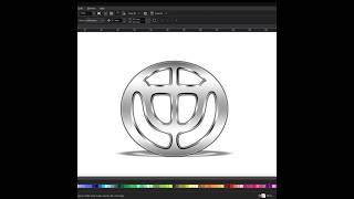 Brilliance Car Logo  Coreldraw  Drawing shorts [upl. by Llewellyn708]