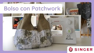 Tutorial Singer Bolso de patchwork [upl. by Nwahsed]