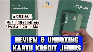 Unboxing amp Aktivasi Kartu Kredit Jenius Bank BTPN 2024 [upl. by Gerhan]