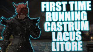 First Time Doing Castrum Lacus Litore FFXIV 535 DRK Blind Run [upl. by Omrelliug]