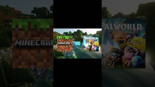 Minecraft vs palworld ⚔️  VS Battle 🔥  minecraft palworld gaming shorts [upl. by Airbas124]