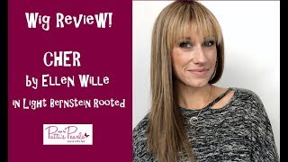 Wig Review Cher by Ellen Wille in light bernstein rooted [upl. by Naujek590]