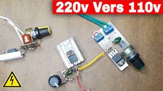 Convertisseur 220v vers 110v Gradateur de Lumiere 220V 50Hz 16A [upl. by Christianna]