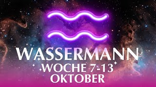 Tarot ♒️ Wassermann ♒️ Woche 713 Oktober 2024 [upl. by Yanat]