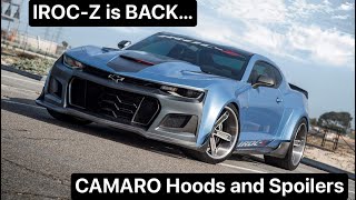 IROCZ is BACK The BEST HOODS and SPOILERS for your CAMARO [upl. by Liatnahs]