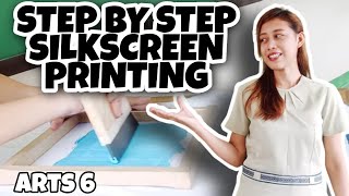 ALL ABOUT SILKSCREEN PRINTING • ARTS 6 VIDEO LESSON  QTR 3  WEEK 2 COT1 [upl. by Ilat]