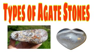 Ten Different Types of Agate Stones [upl. by Dutch]