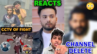 BIG Youtuber Deleting His Channel  CCTV of Fight Between Aamir  Elvish yadav Reply to Joginder 😳 [upl. by Halfdan]