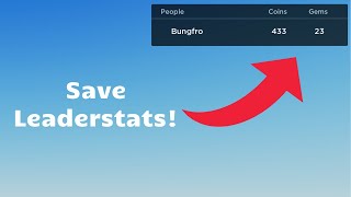 How to Make a LEADERSTATS  DataStore in Roblox Studio [upl. by Yemane]