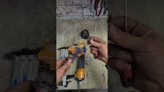 Stanley Bostitch nail gun wont sink the nails fully Repair needed tools bostitch nailgun fix [upl. by Aral]