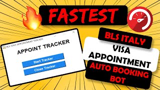 Fastest BLS italy visa appointment Bot  Auto Booking and Auto Captcha Solving  Python Bot [upl. by Botsford]