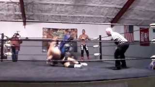 Factorys Finest Clutch Adams amp Mike Spanos vs Ricky Rocks amp Francis Kip Stevens 030814 [upl. by Ahsataj]