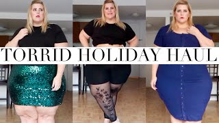 Torrid Winter  Holiday Plus Size Haul [upl. by Kerstin50]