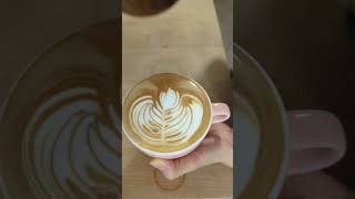 Latte Art Practice  Rosetta 20241022 [upl. by Zohar239]