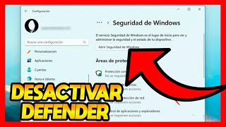 ✅DESACTIVAR WINDOWS DEFENDER EN WINDOWS 11 [upl. by Niels]