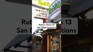 Rubio’s Coastal Grill closes 13 locations in the San Diego area nearly 50 overall in California [upl. by Kuehnel]