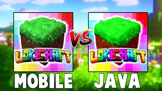 Lokicraft MOBILE VS Lokicraft JAVA [upl. by Brody]