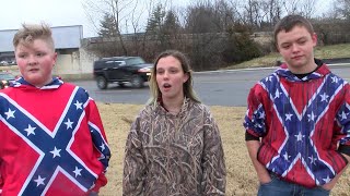 Arkansas student suspended after refusing to remove Confederate Flag shirt [upl. by Hourigan]