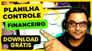 GRÁTIS Planilha de Controle Financeiro Pessoal  Download [upl. by Llerryt453]