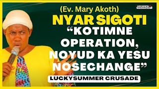 NYAR SIGOTI EV MARY AKOTH  YESU OHERO NGAMA NIGI YIE  INJILI GI DHOLUO [upl. by Corenda]