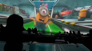 HHN 2023 Despicable Me Minion Mayhem  turning into a Minion in Universal Studios Hollywood [upl. by Ethban]