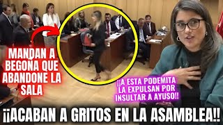 El INCIDENTE que NO TE HAN ENSEÑADO con BEGOÑA GÓMEZ😱TIENE QUE ABANDONAR LA ASAMBLEA POR UNA BRONCA😱 [upl. by Adnaral32]