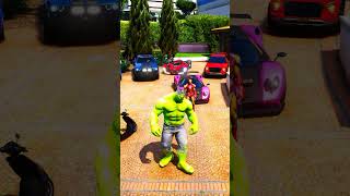 GTA V  IRONMAN GIFTED A CAR TO HULK 😍😍shortsfeed gta5 ironman viralshorts [upl. by Jordain]