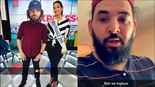 Mohamed Henni EN COUPLE AVEC MISS FRANCE [upl. by Fennessy]