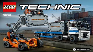 LEGO instructions  Technic  42062  Container Yard Model A [upl. by Gnet367]