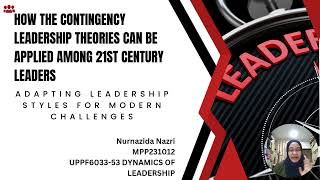 Contingency Leadership Theories [upl. by Arbua]