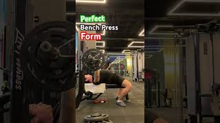 Perfect Bench Press Form gym bench 100kgbench performance [upl. by Oinolopa]