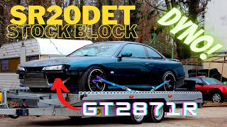 NISSAN 200SX S14  SR20DET  GARRETT GT2871R  DYNO 390PS526NM [upl. by Einot]