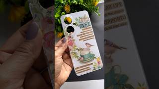 Mobile cover decoration idea coverdecoration craft shorts [upl. by Fernandina404]