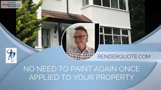 Home Exteriors Rendered and Painted Wall Coatings  Guildford Surrey [upl. by Zoilla]