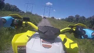 CanAm Renegade Xxc1000 first ride with MV [upl. by Abbey]