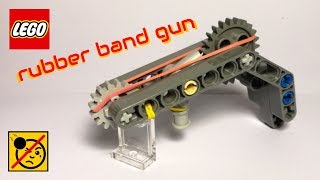 LEGO mini rubber band gun [upl. by Dnob]