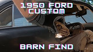 1950 Ford Custom Barn Find [upl. by Hameerak]