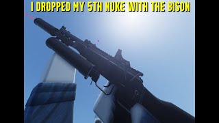 I dropped my 5th nuke with the bison  Roblox Enforcement [upl. by Ynaffet]