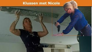 Nicole stuct 51 m2 plafond in woonkamer en keuken [upl. by Tarfe]