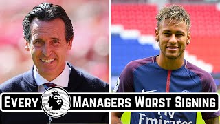 Every Premier League Managers WORST Signing [upl. by Yrevi]