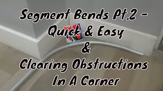 Conduit Bending Segment Bends Pt2  Quick and Easy Lay out amp Clearing Obstructions in a corner [upl. by Vick356]