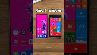 OneUI 7 vs Windows Phone 🤤 [upl. by Avaria]