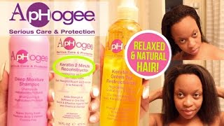 Aphogee 2 Minute Reconstructor for Transitioning Hair Relaxed amp Natural [upl. by Ainiger]