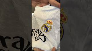 Camisa Real Madrid Adidas I 2425 Versão Jogador realmadrid halamadrid laliga vinijr futebol [upl. by Enirehtak]