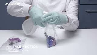 Dental Lab Procedure for Single Unit Crown  Chapter 1 Disinfection [upl. by Nonaihr212]