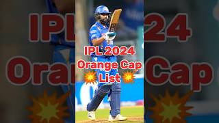 IPL 2024🟠Orange Cap🟠List💥iplorangecaplist orangecap2024 orangecap iplorangecapwinners purplecap [upl. by Genevra902]