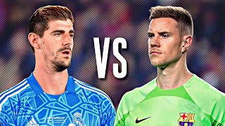 Thibaut Courtois vs Ter Stegen • Mejores Atajadas 2023 [upl. by Zawde]