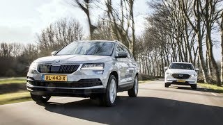 2018 Mazda CX5 vs 2018 Skoda Karoq [upl. by Sokim]