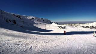 Skiing Sierra Nevada Spain 23Feb2016 [upl. by Naggem]