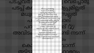 Malayalam songlyrics short [upl. by Thordis]